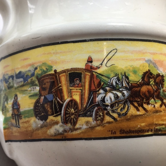 Vintage English Nelson Ware milk pitcher stage coach transfer
Rare - Picture 6 of 9